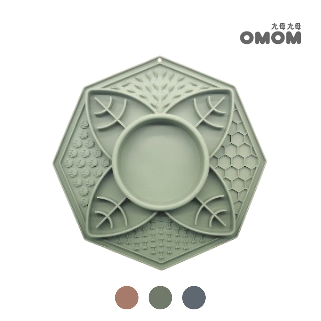 OMOM 寵物舔食墊-熱帶雨林 大型進階款